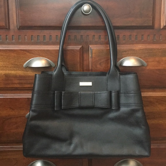 Kate Spade black purse with bow - Picture 1 of 7